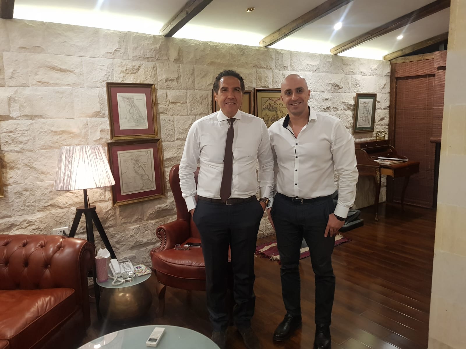 ———— ———— ———————— ————— ————— - Ahmed Waheeb with Dr. Mustafa Hijazi