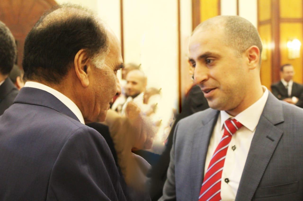 أحمد وهيب ورجل الأعمال محمد فريد خميس - Ahmed Waheeb with Businessman Mohamed Farid Khamis