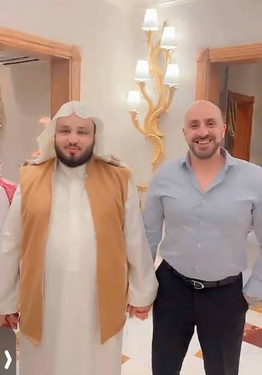 ———— ———— —————— ———— ——————— - Ahmed Waheeb with Sheikh Al-Malki