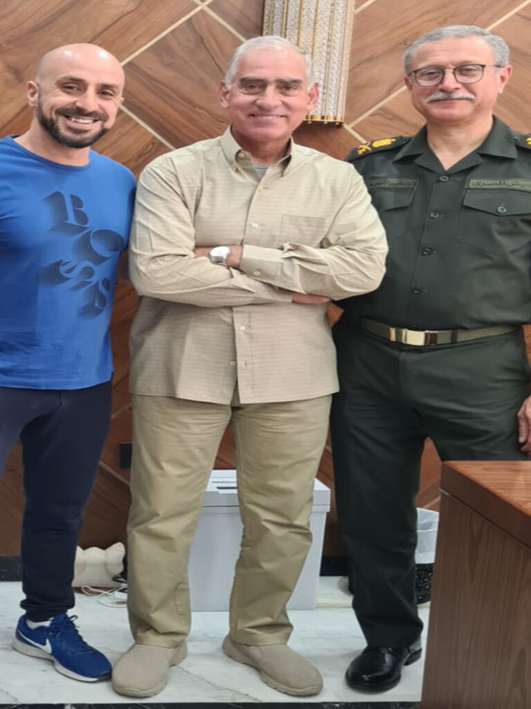 اللواء مجدى أنور رئيس مجلس إدارة الشركة الوطنية واللواء طبيب أحمد البلاسى